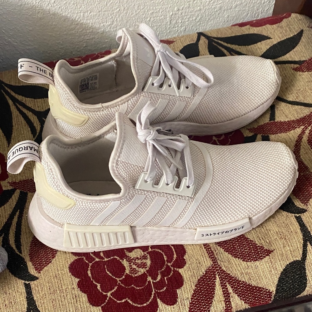 adidas Cream Athletic Shoes